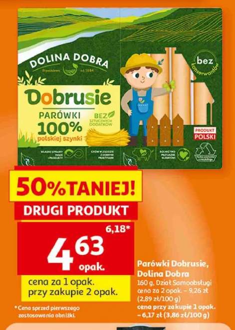Parówki Dobrusie Dolina Dobra