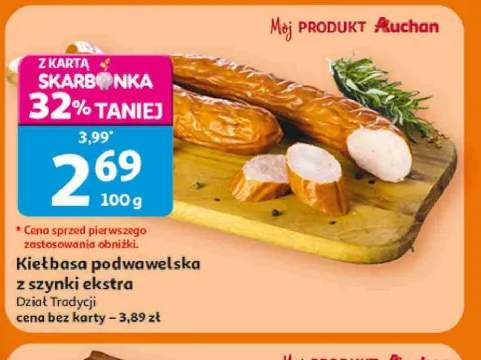 Kiełbasa podwawelska z szynki ekstra