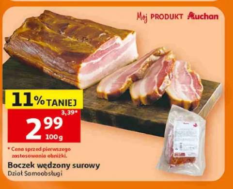 Boczek wędzony surowy