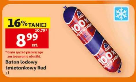 Baton lodowy śmietankowy Rud