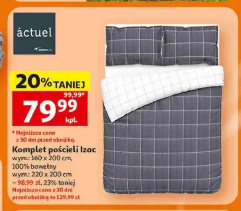 Komplet pościeli Izac wym.: 160x200cm 100% bawełny