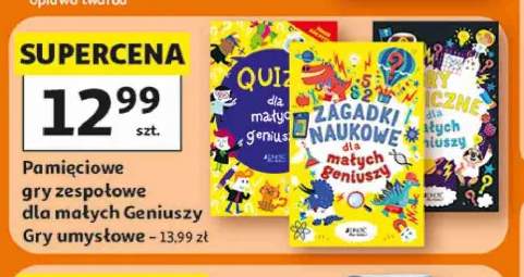 Pamięciowe gry zespołowe dla małych Geniuszy