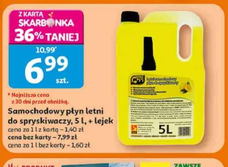 Samochodowy płyn letni do spryskiwaczy + lejek