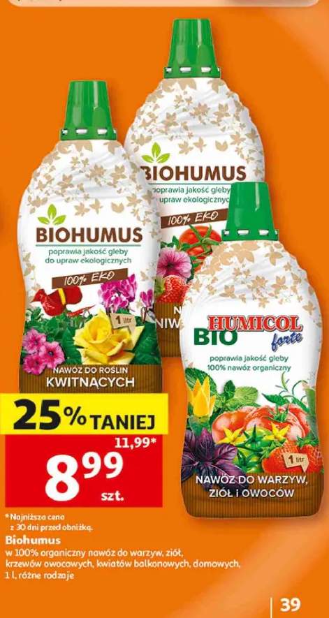 Biohumus nawóz do roślin kwitnących