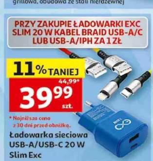 Ładowarka sieciowa Exc Slim 20W