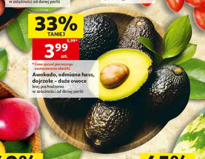 Awokado odmiana hass dojrzałe