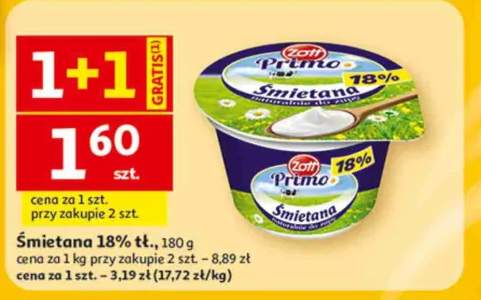 Śmietana 18% Zott Primo