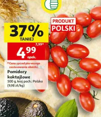 Pomidory koktajlowe polskie