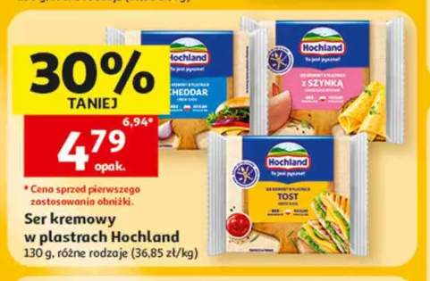 Ser kremowy w plastrach Tost Hochland