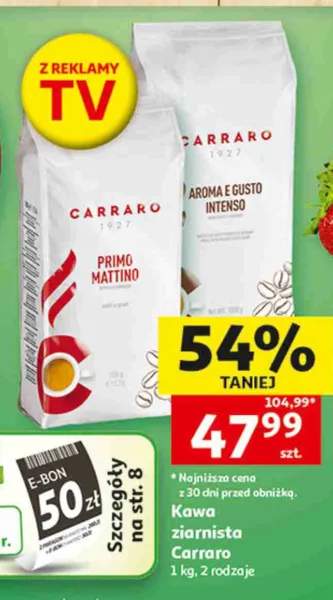 Kawa ziarnista Carraro Primo Mattino
