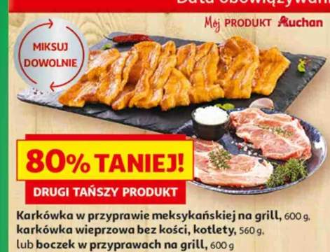 Boczek w przyprawach na grill Auchan Mój Produkt