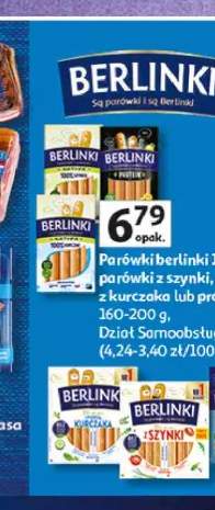 Parówki Berlinki z fileta z kurczaka