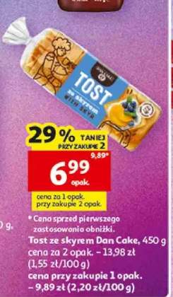 Tost ze skyrem Dan Cake