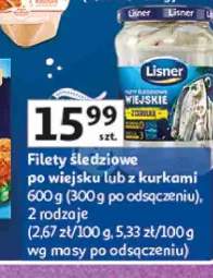Filety śledziowe po wiejsku Lisner