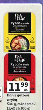 Danie gotowe z rybą Fish & Chill Ryba! w sosie po węgiersku z kaszą bulgur