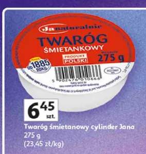 Twaróg śmietankowy cylinder Jana