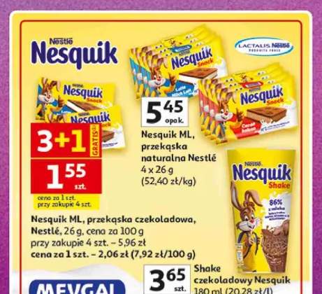 Nesquik ML przekąska czekoladowa Nestlé