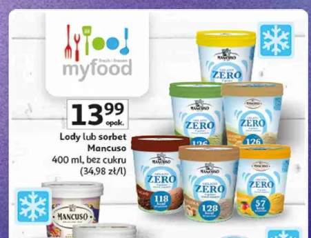 Sorbet Mancuso bez cukru