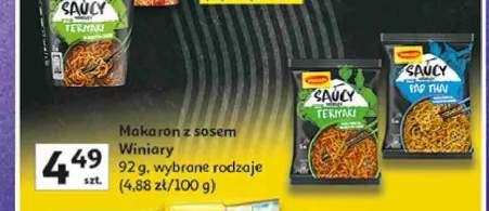 Makaron z sosem Winiary