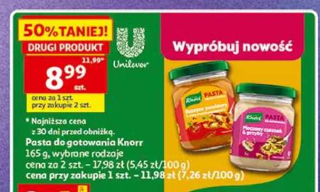 Pasta do gotowania Knorr Pieczony czosnek i grzyby
