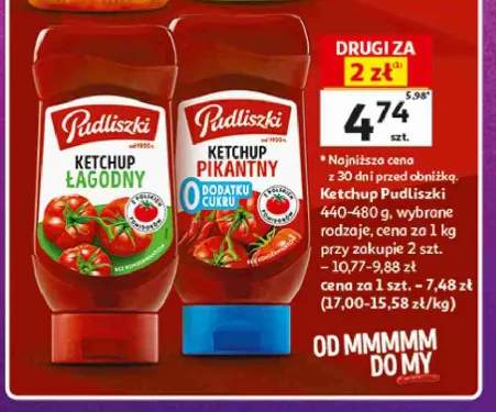 Ketchup łagodny Pudliszki