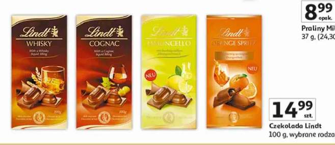 Czekolada Lindt Whisky