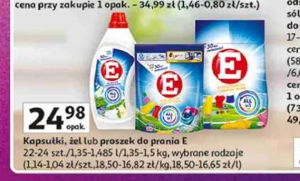 Kapsułki do prania E Active-Enzym 6