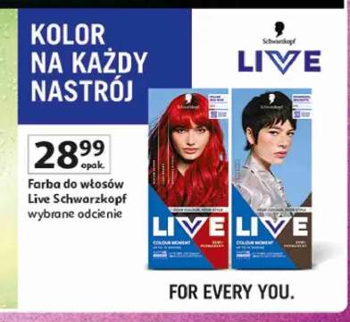 Farba do włosów Schwarzkopf Live