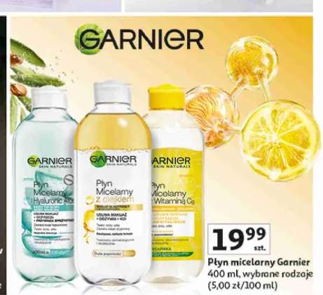 Płyn micelarny Garnier z Witaminą Cg