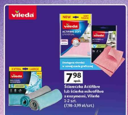 Ścierka mikrofibra z enzymami Pro Clean Vileda