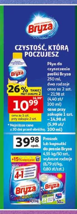 Płyn do czyszczenia pralki Bryza