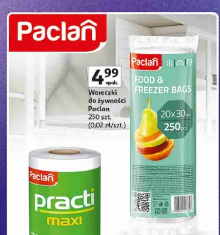 Woreczki do żywności Paclan