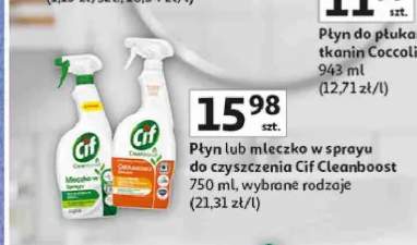 Mleczko w sprayu do czyszczenia Cif Cleanboost