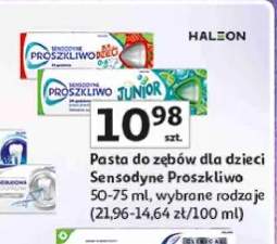 Pasta do zębów dla dzieci Sensodyne Proszkliwo Junior