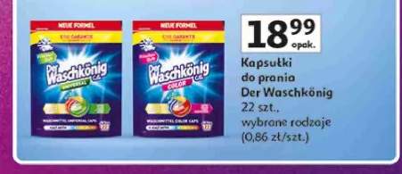 Kapsułki do prania Der Waschkönig Universal
