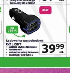 Ładowarka samochodowa XO Light 45W