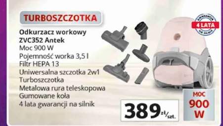 Odkurzacz workowy Zelmer ZVC352 Antek