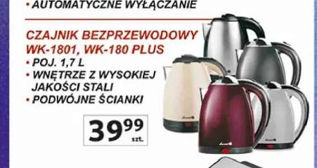 Czajnik bezprzewodowy Łucznik WK-180 PLUS 1,7 l