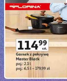 Garnek z pokrywą Florina Master Black 2,1 l