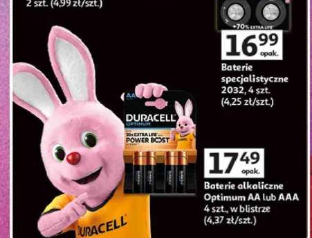 Baterie alkaliczne Duracell Optimum AA 4-pak
