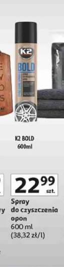 Spray do czyszczenia opon K2 Bold