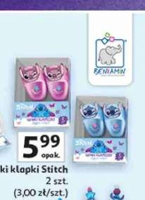 Gumki klapki Stitch