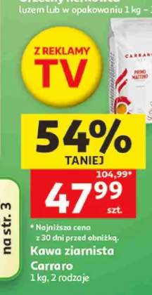 Kawa ziarnista Carraro Primo Mattino