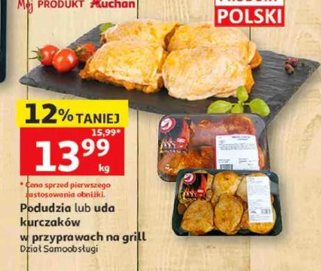Uda kurczaków w przyprawach na grill