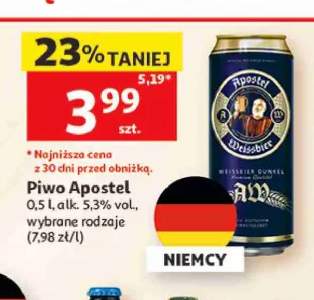 Piwo Apostel Weissbier Dunkel
