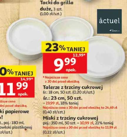 Miski z trzciny cukrowej Actuel 350 ml