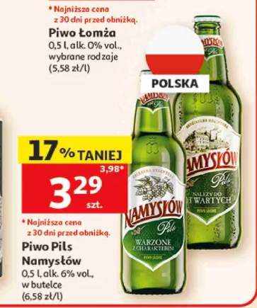 Piwo Pils Namysłów