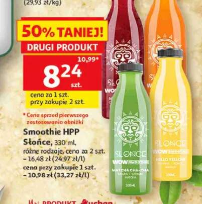 Smoothie HPP Słońce Matcha Cha-Cha