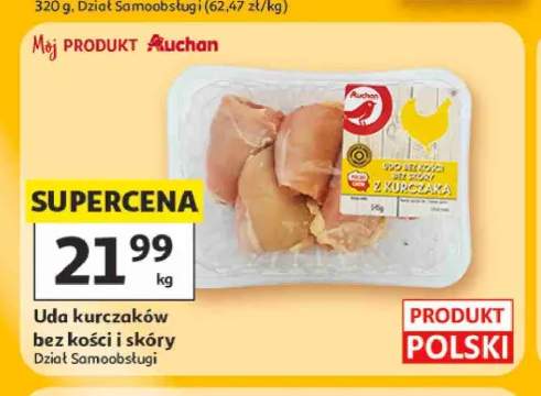 Uda kurczaków bez kości i skóry Auchan