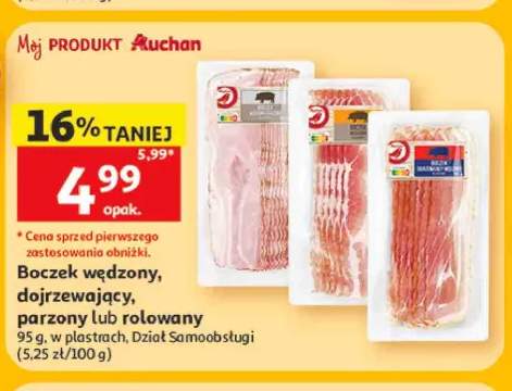 Boczek parzony Auchan